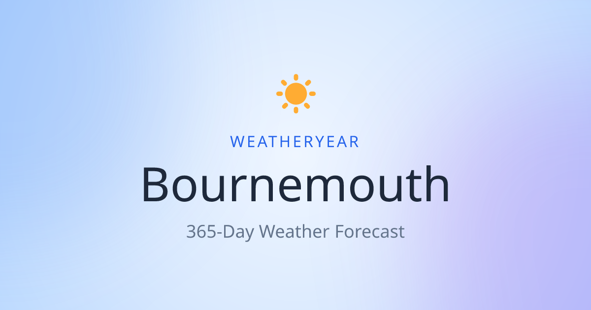 Weather in Bournemouth | WeatherYear