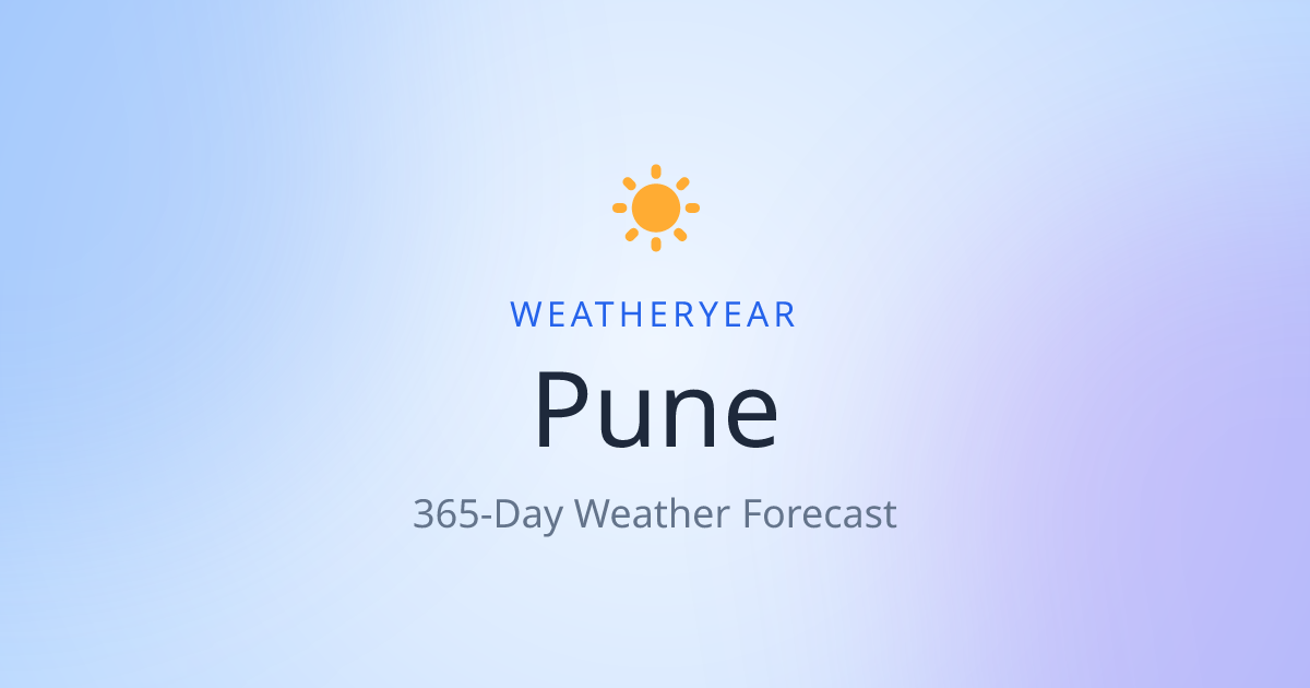 Weather in Pune | WeatherYear